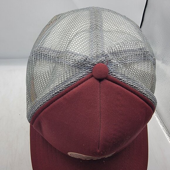 RVCA King Cobra Adults Red Trucker Hat Casual Outdoors Lightweight Comfort - Picture 6 of 9